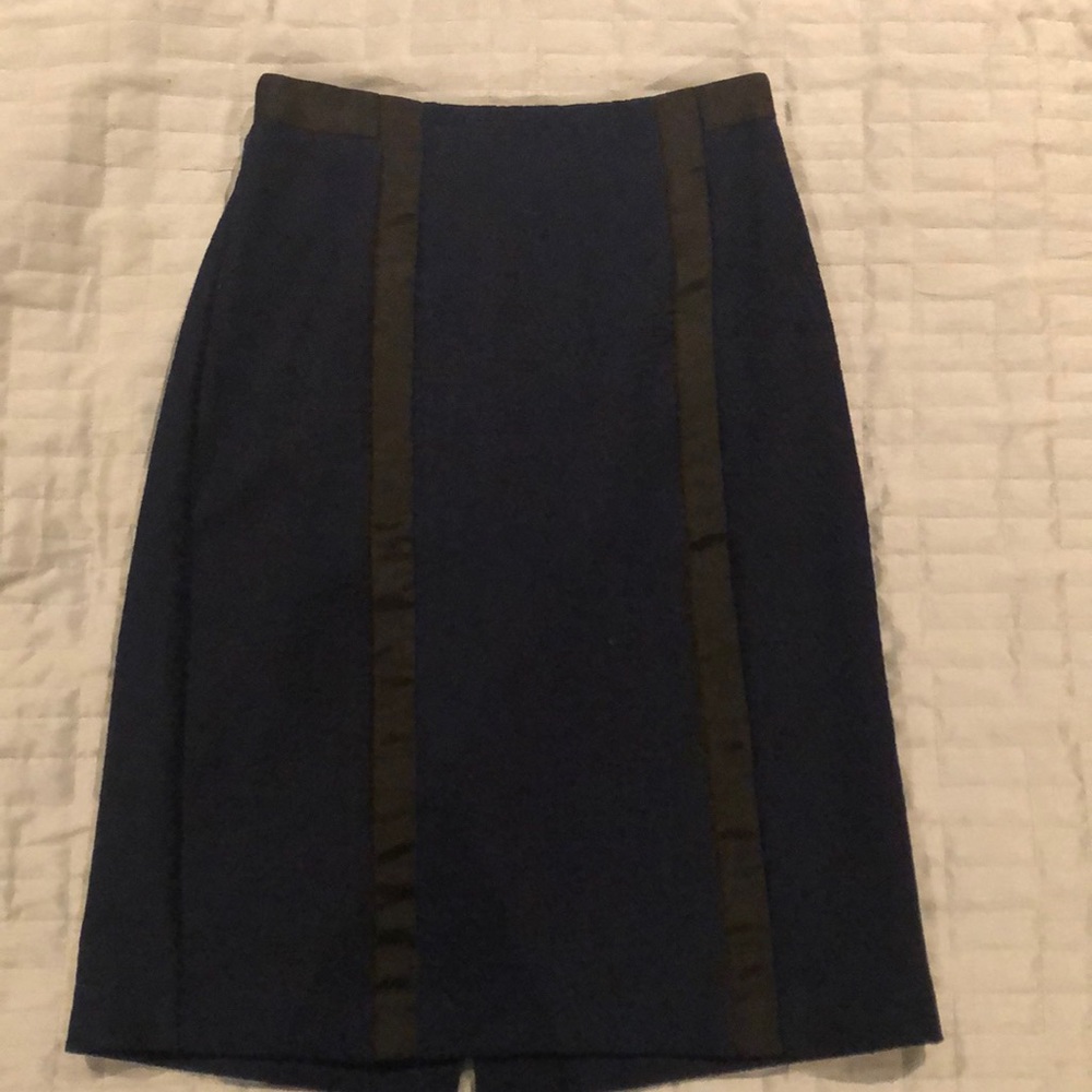 Navy Blue Pencil Skirt